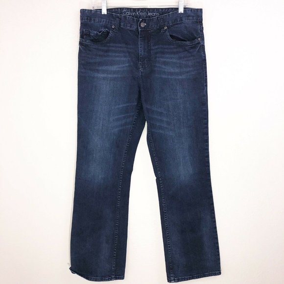 calvin klein modern bootcut jeans mens